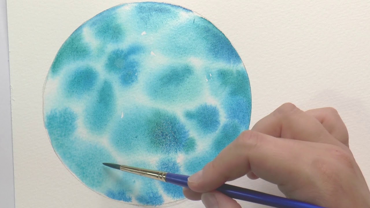 Watercolor Reflection on Water *** Tutorial Acuarela Reflejos sobre agua [SUBS ENG + subs ESP ]