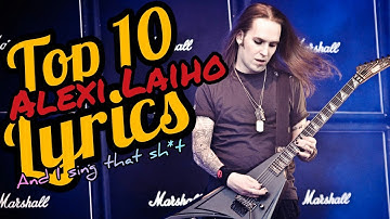 Top 10 Alexi Laiho Lyrics