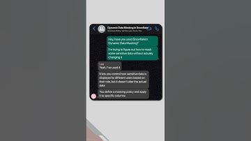 Dynamic Data Masking in Snowflake #snowflake #snowflaketutorial #shorts #dataengineering #shortsfeed