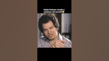 Why so many great Jewish violinist through out history? Itzhak Perlman