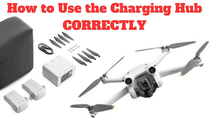 DJI Mini 3 Pro - How to Use the Charging Hub CORRECTLY - You Have Been Doing it Wrong