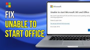 How to Fix Unable to Start Office Error Code 147-0 - We Couldn