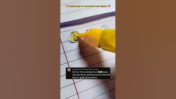 S❤️D Bubble Name Writing💭 Comment Your Name💕#art #nameart#bubble#calligraphy#trending#shorts#comment