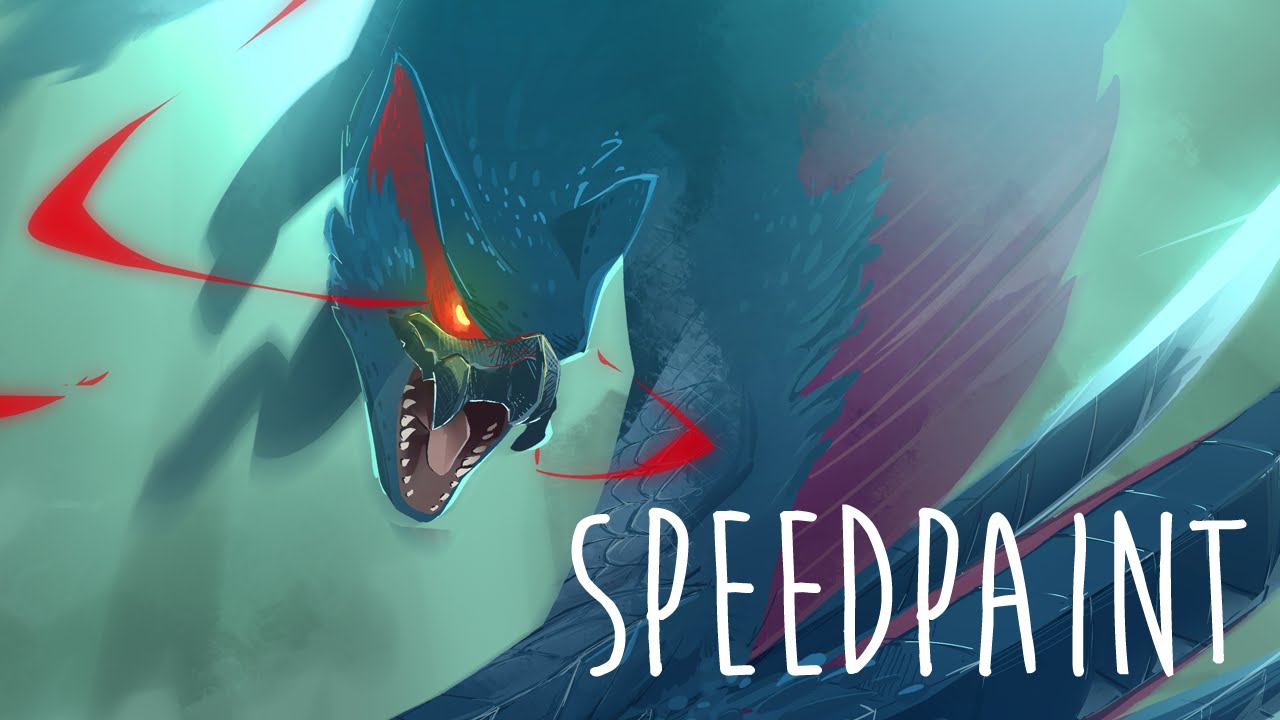 Monster Hunter - Nargacuga Hunt [Speedpaint]