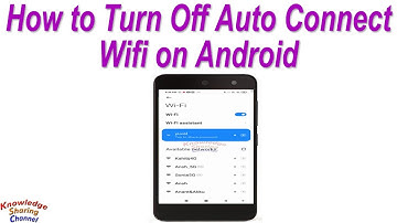 How to Turn Off Auto Connect Wifi on Android