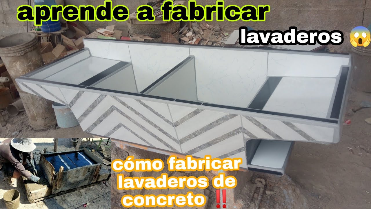 cómo fabricar lavadero de cómo lavadero de ropa. - YouTube