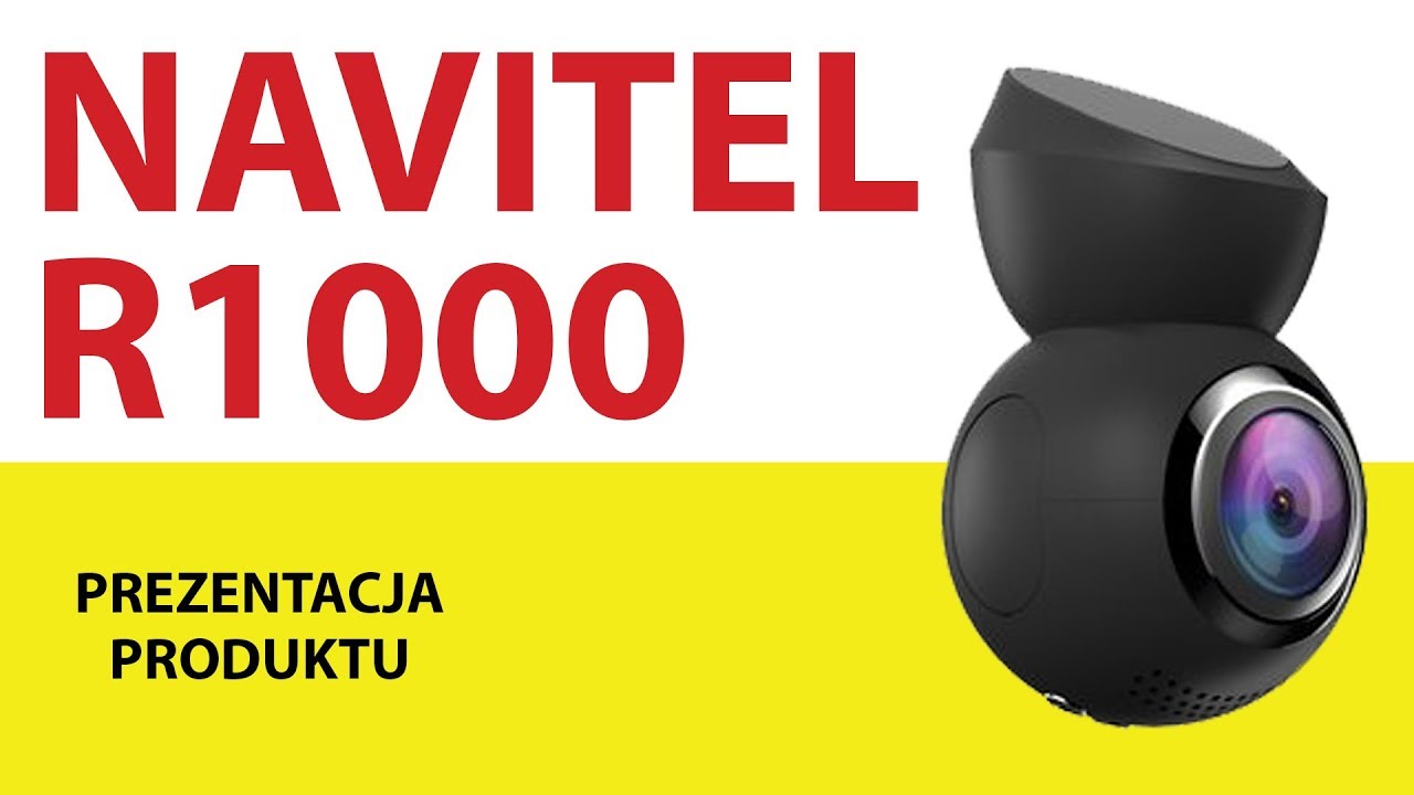 Wideorejestrator NAVITEL R1000 GPS Wi-Fi - YouTube