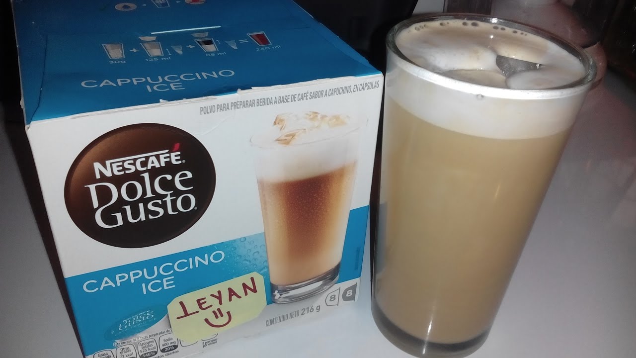 CAPPUCCINO ICE!!!CAFETERA DOLCE GUSTO NESCAFE 