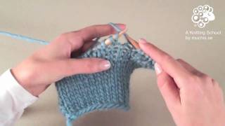 Yarn Over Sticka Ett Omslag