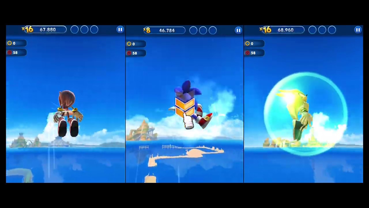 Sonic Dash - Amy vs Sonic vs Silver