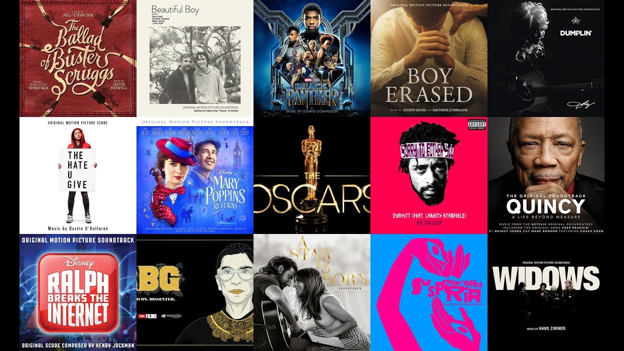 BEST SONG SHORTLIST - OSCARS 2018 / 2019 - YouTube