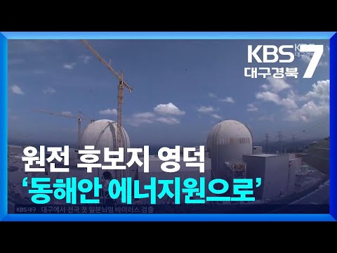 “만세삼창 불렀어요”…원전 후보지 영덕 ‘<strong>동해안</strong> 에너지원으로’ / KBS  2026.06.18.