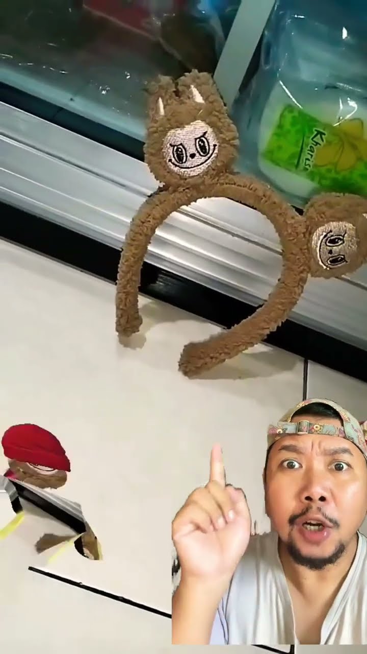 FILTER KURCACI LABUBU!!!??|trysatyacarlitoss #shorts #labubu #funny