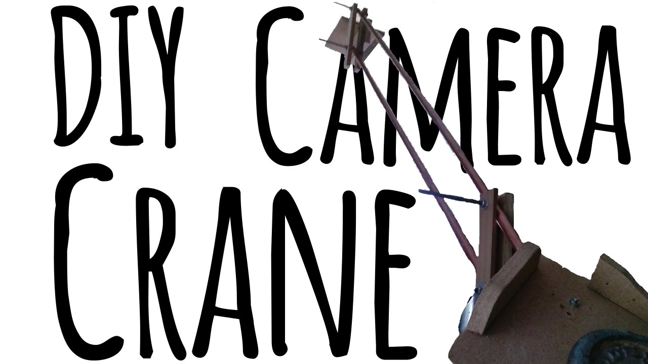 DIY Super Easy Camera Crane YouTube
