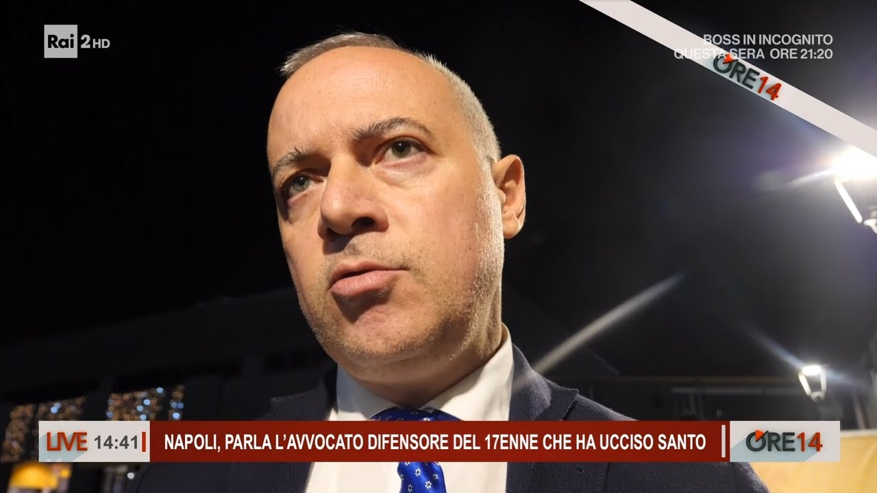 Omicidio Santo Romano, parla l'avvocato del 17enne accusato - Ore 14 del 04/11/2024