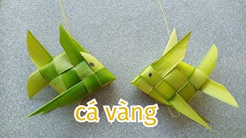 Hướng dẫn cách làm con cá bằng lá dừa (c.2)