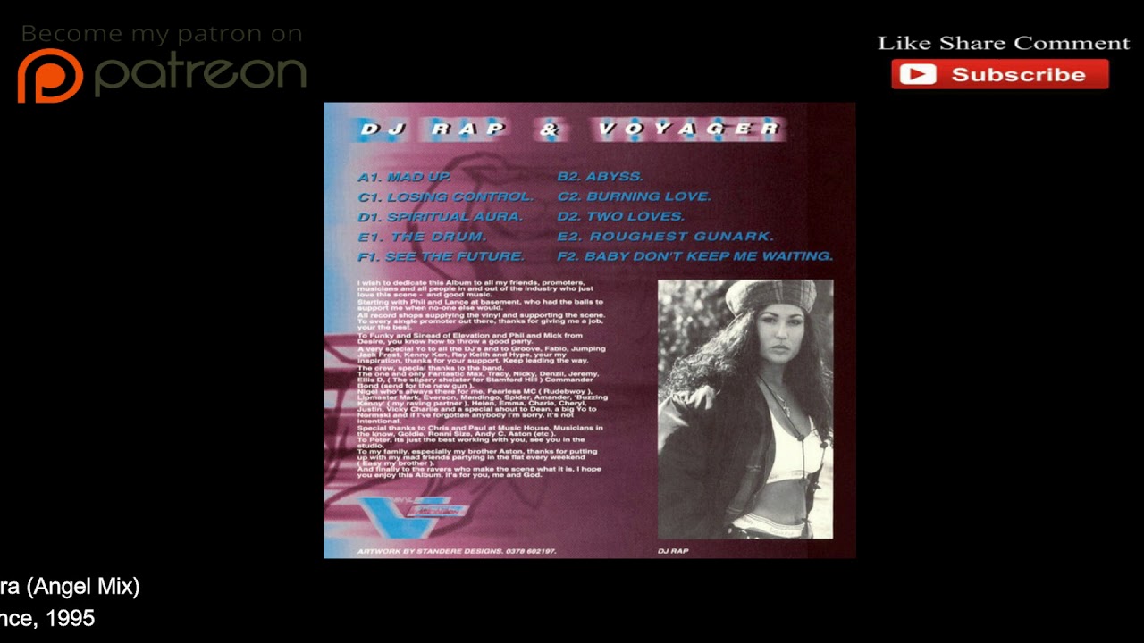 DJ Rap 'Spiritual Aura' (Angel Mix) 1995 PROPA TALENT