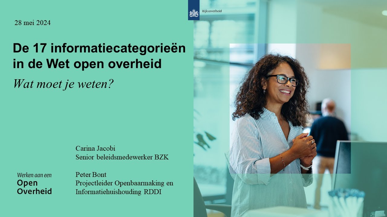 Sessie 2 Roadshow overheidspublicaties - De 17 informatiecategorieën in ...