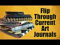 Flip Through of All My Current Magazine Collage Mixed Media Art Journals