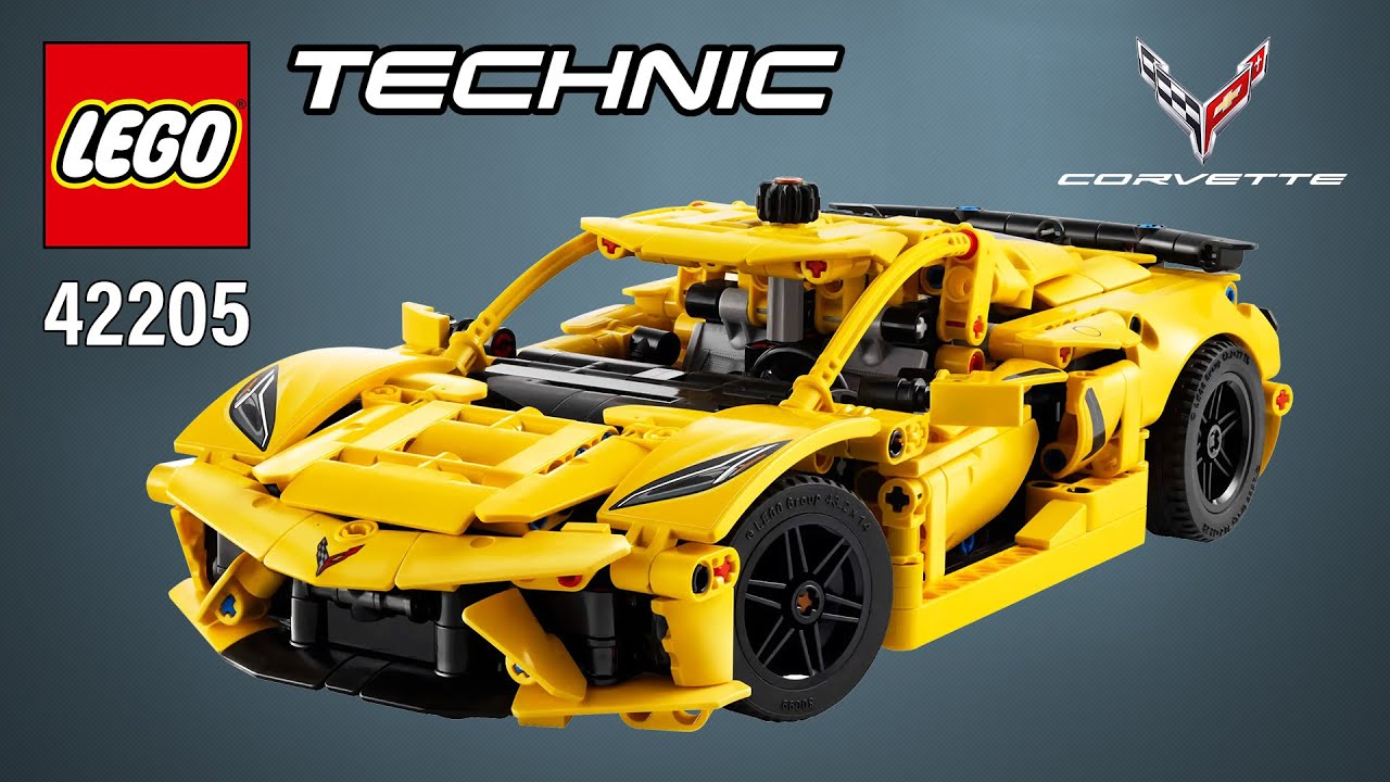 LEGO® Technic™ Chevrolet Corvette Stingray (42205)[732 pcs] Step-by-Step Building Instructions | TBB