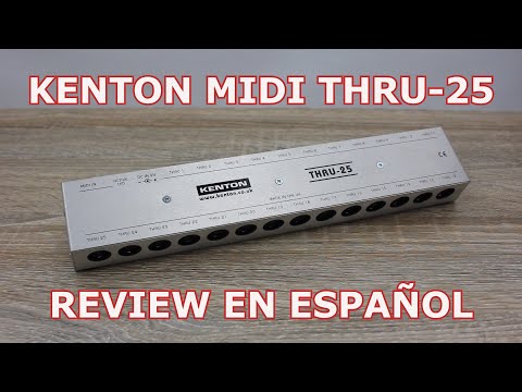 Kenton Midi Thru-25 box review en Español - YouTube