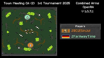 8# - 2FA vs SinJul - 8 - Group Stage - Tournament 2025 - Combined Arms V1.0.7.1 (OpenRA)