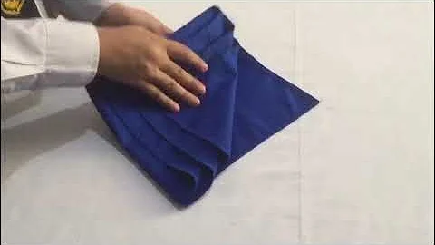 How To Make Triple Diamond Pocket (Folding Napkin)
