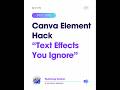 “Your Canva text needs DRAMA 🔥 #CanvaTips”