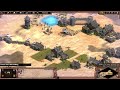 AOE 2 definitive edition. Game against orange color player destroying