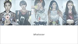 4Minute - Whatever [Hangul/Romanization/English] Color & Picture Coded HD