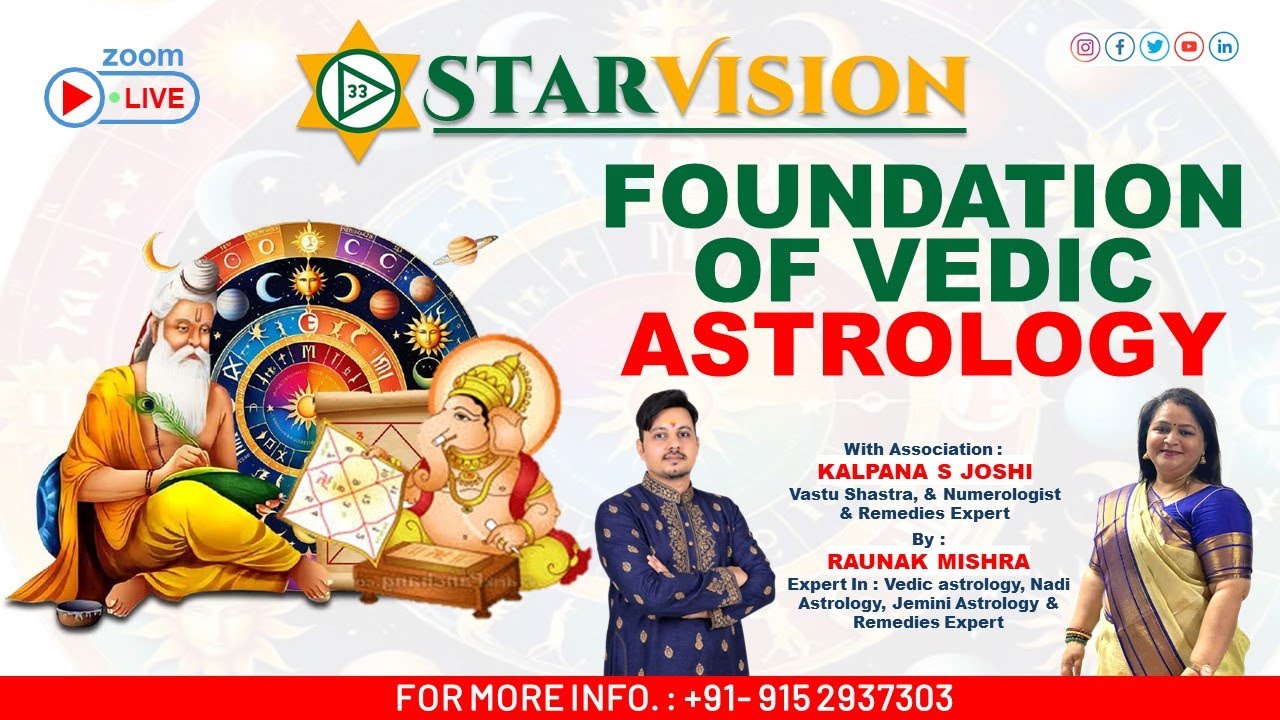 FOUNDATION OF VEDIC ASTROLOGY - YouTube