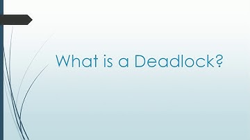 Deadlock Detection & Recovery