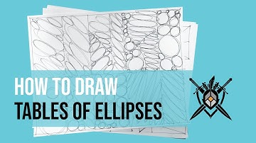 How To Draw Tables of Ellipses