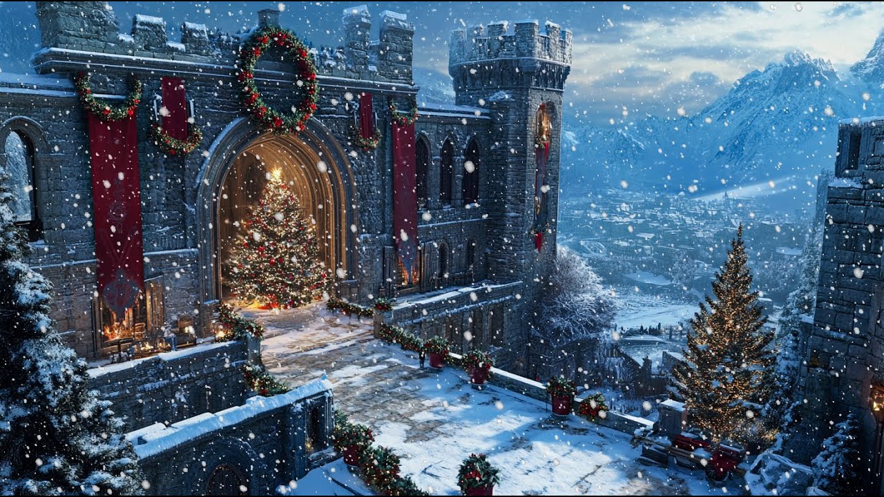 The Medieval Kingdom in Winter – Magical Winter Christmas Music for Relaxation and Deep Sleep