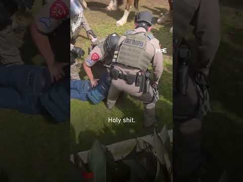 Texas troopers detain and arrest Fox 7 photojournalist during Pro-Palestine protest at UT campus