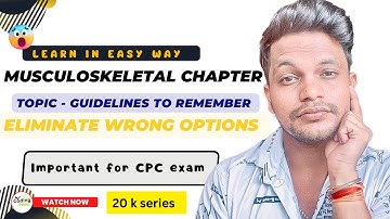 Musculoskeletal chapter ll Guidelines ll #cpcexam #aapc #coders #cpc #icd #coding #medicalcoding