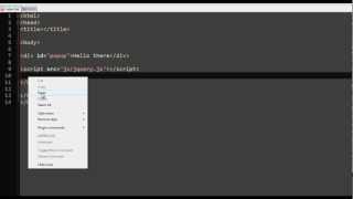 jQuery Tutorial-4 Your first jQuery Code