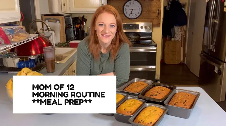 MOM OF 12 MORNING ROUTINE **MEAL PREP**