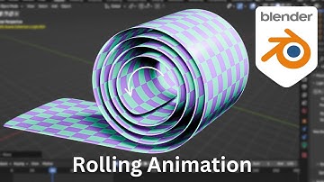 How a Rolling Object Animation in blender | blender tutorial