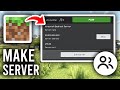 How To Make A Server For Minecraft Bedrock - Step By Step