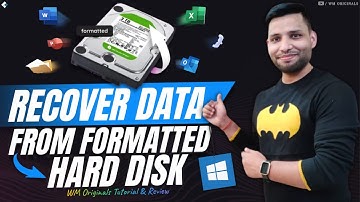 How to Recover Data from Formatted External Hard Disk, SD Memory Card, USB or Pendrive (2025)