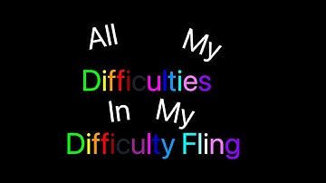 All My Difficulties In My Difficulty Fling.