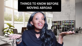 MOVING ABROAD CHECKLIST 🗒️ || 6 THINGS TO KNOW BEFORE TRAVELLING ABROAD 🧳✈️