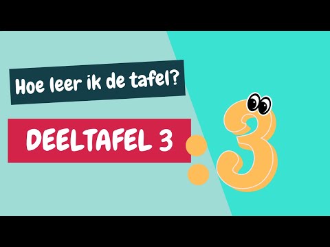 HOE LEER IK DE DEELTAFEL VAN 3 | TAFELS OEFENEN