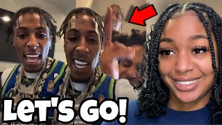 BbyLon Reacts to NBA YoungBoy Previews New Music on Instagram Live