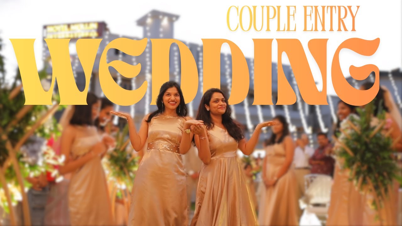 Wedding Couple Entry Dance 💍 | Elegant Wedding Dance Performance | LifeOfTomKat