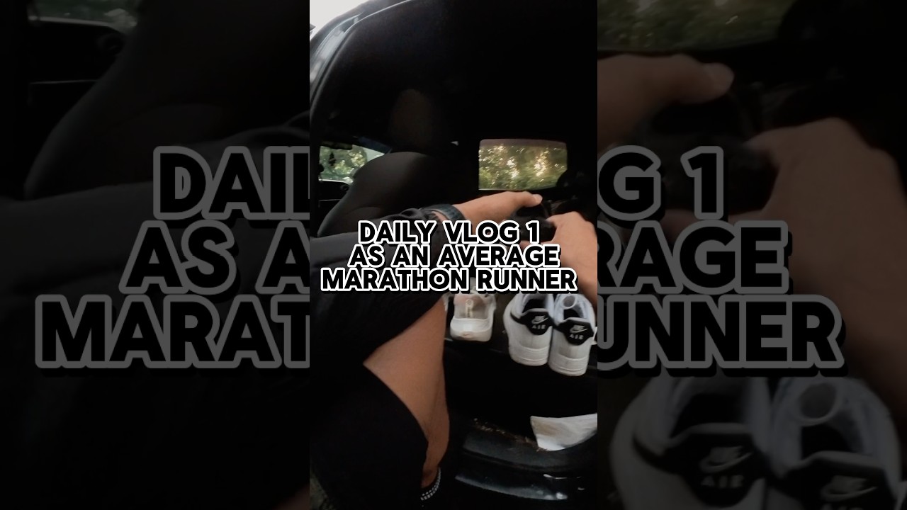 Daily vlog 1 as an average marathon runner 