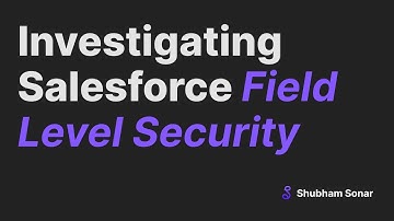 Investigating Salesforce Field Level Security