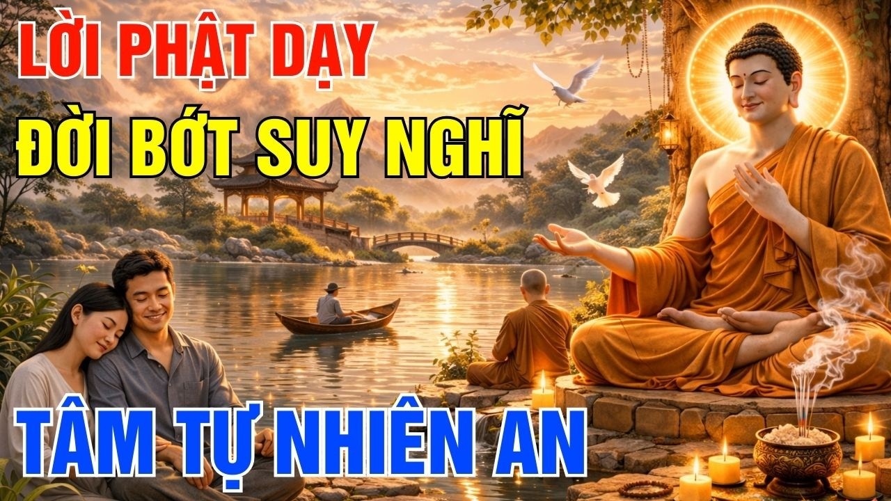 Phật Dạy Bớt Suy Nghĩ Tâm Tự Nhiên An, Bí Quyết Buông Xả Mọi Phiền Não Sống Bình Yên!