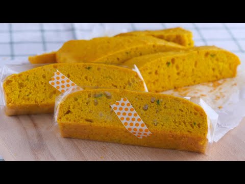 【濃厚ふかふか♡南瓜ケーキ】簡単！ホットケーキミックスレシピRich and Fluffy Pumpkin Cake